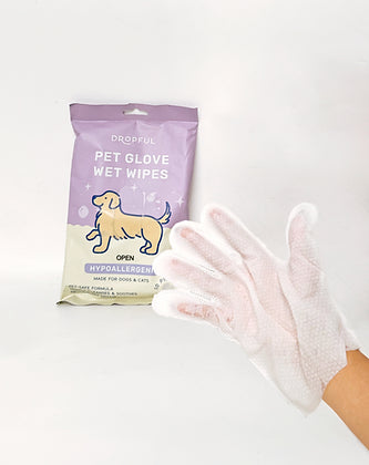 Pet Glove Wet Wipes